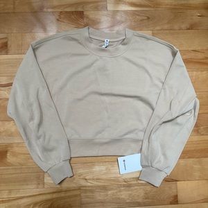 Lululemon perfectly oversized cropped crew